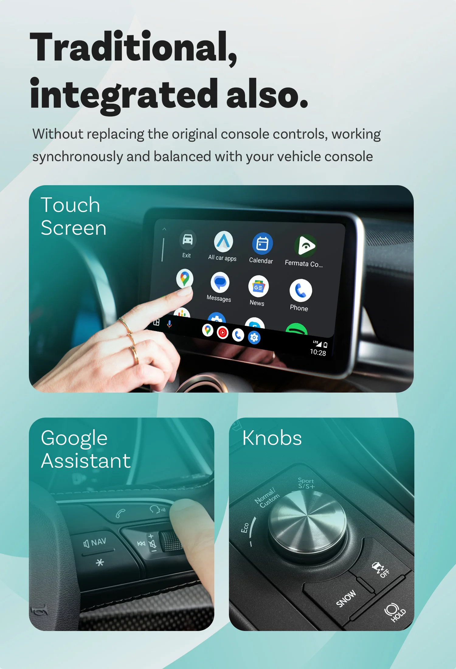 A2Air Wireless Android Auto Adapter Wired to Wireless USB Dongle NFC Connection