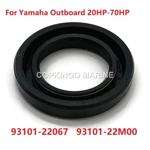 2Pcs Boat Oil Seal For Yamaha Outboard  25Hp 30Hp 40Hp Parsun Hidea Powertec Seapro 93101-22067 93101-22M00 Size 22*36*6Mm
