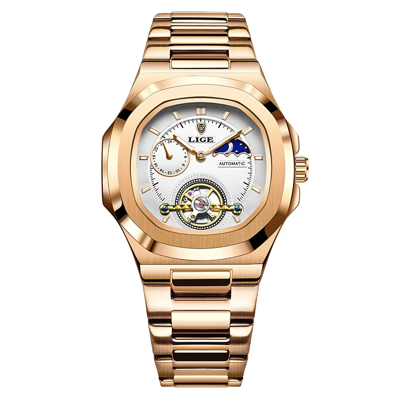 Rose gold white