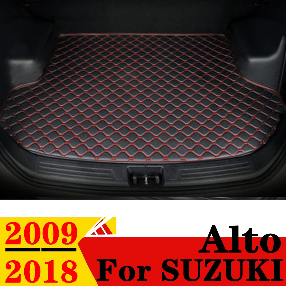 

Коврик для багажника автомобиля для Suzuki Alto 2018, 2017, 2016, 2015, 2014, 2013, 2012, 2011, 2010, 2009, плоский боковой защитный коврик для груза