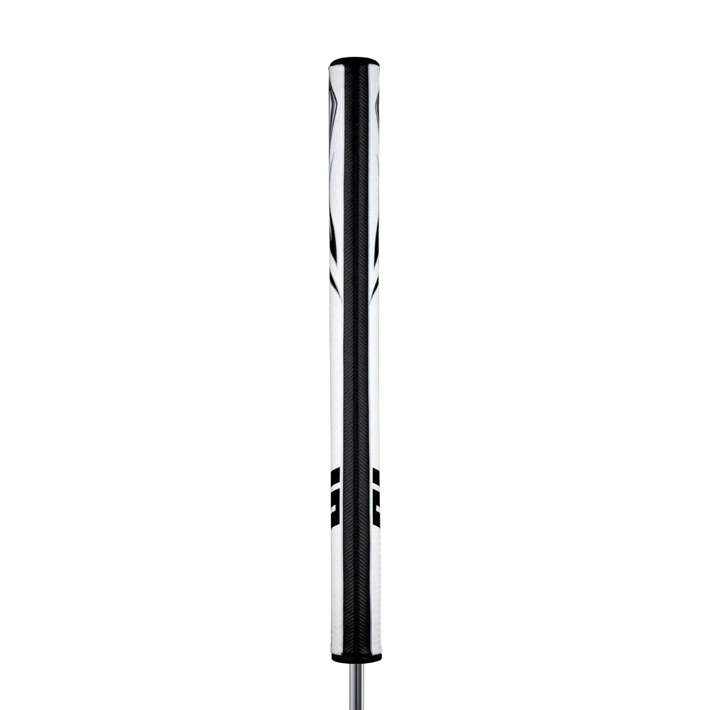 1/10PCS/SET NEW - Golf Grip ZENERGY Flatso XL Plus 2.0 Putter Grip - White / Black length 13.75" 6