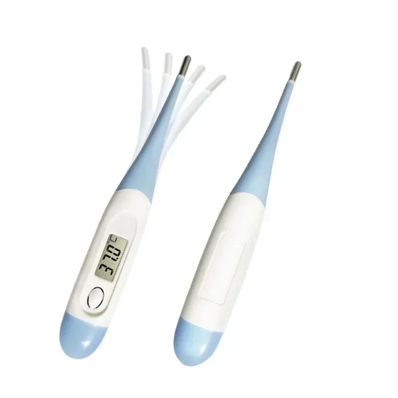 Soft Head Digital ElectronicThermometer Home First Aid Kit Fever Baby Adult Head Oral Armpit Temperature Measurement Instrument