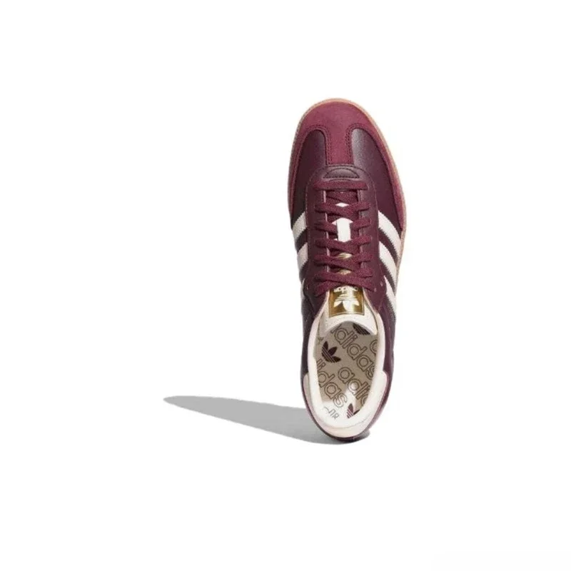 Adidas Originals SAMBA OG Women's Low-top Sneakers Board Shoes Non-slip Wear Resistant Chestnut