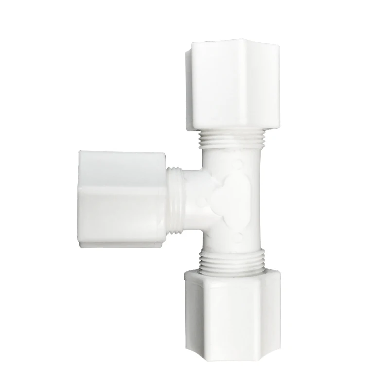 Pvdf e pp Quick Connector União Conectores Pipe Fitting Joint Air Pipe Mangueira