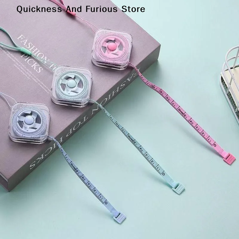 【T】2미터 미니 미터법 및 영국식 내구성 측정 테이프 다기능 및 고정밀 가정용 수축 측정 테이프