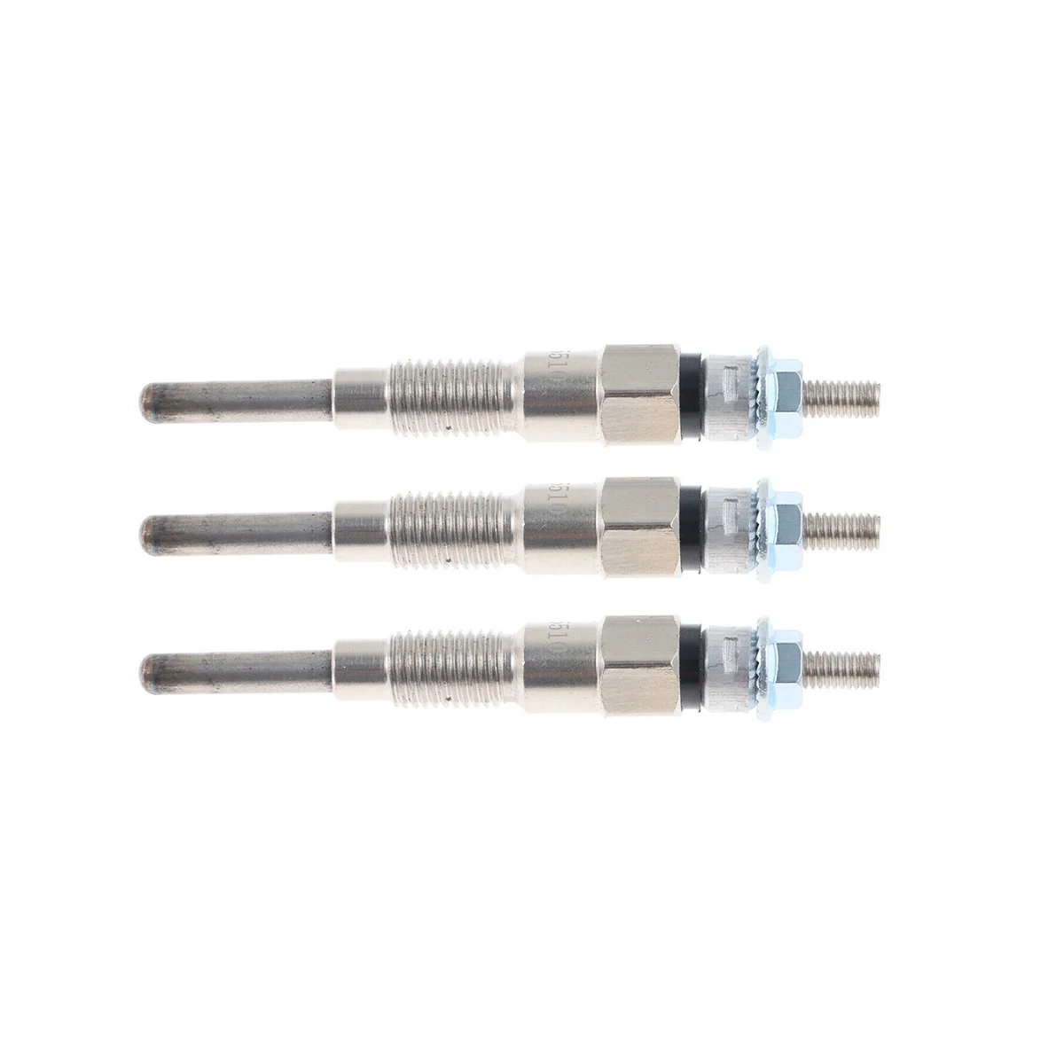 

3PCS Engine Heater Glow Plugs 8Mm for Tractor B21 B1700D B1700E Part Number 16851-65512