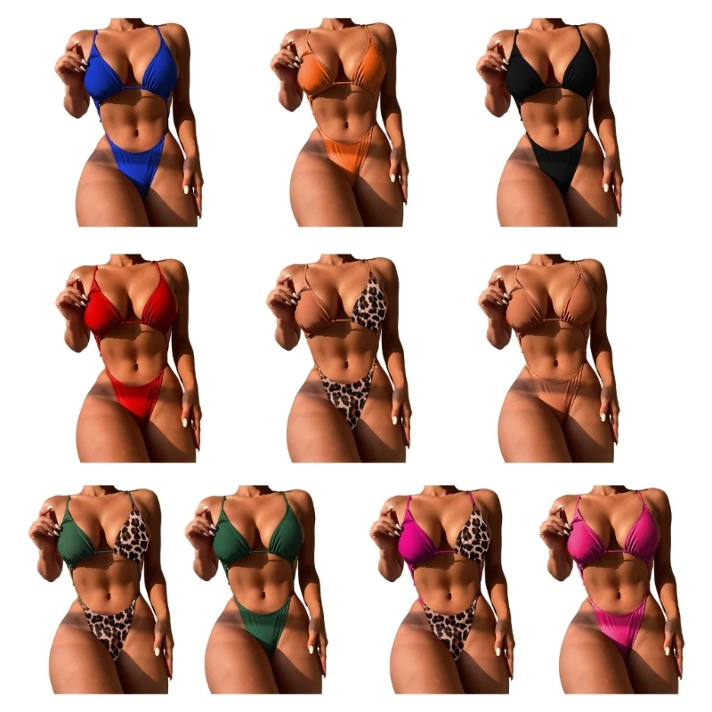 

Women One-piece Patchwork Bikinis Sexy Hollow Out Swimwear Chest Gathered Bathing Suit Low Waisted Deep V-neck Swimsuit GXMF