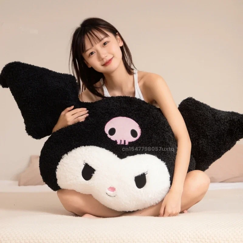 Big Size Sanrio Kuromi Back Cushion Comfortable Cuddly Pillow Sofa Bed Decor Pillow Very Soft Sleeping Pillow Gifts Girl 4