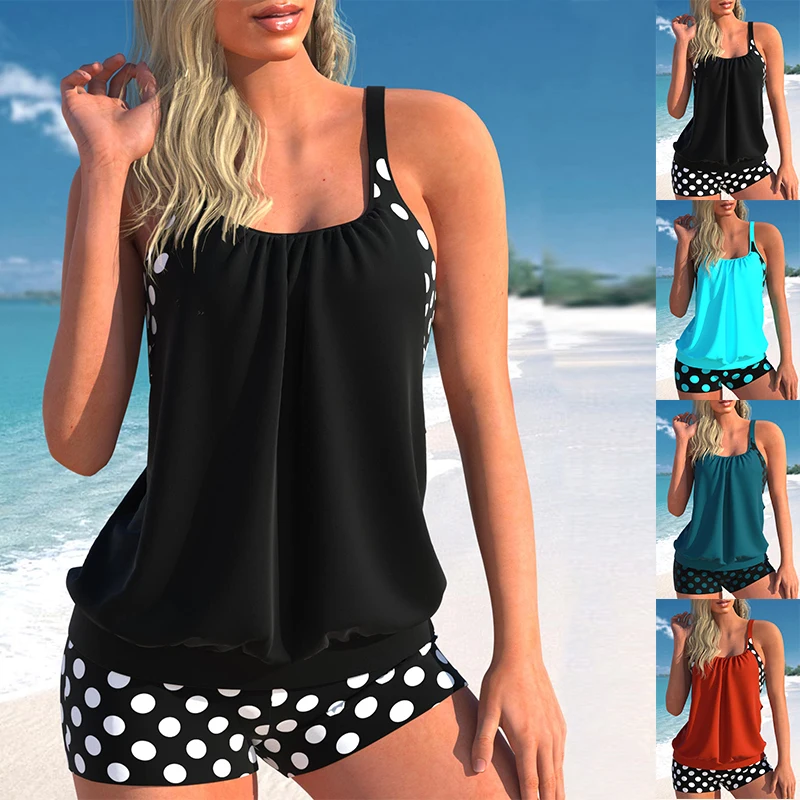 

Купальник из двух предметов, женская короткая юбка, новый дизайн, комплект с принтом, короткий топ, купальник, Женский комплект, пляжная одежда, летнее плавание, 2023