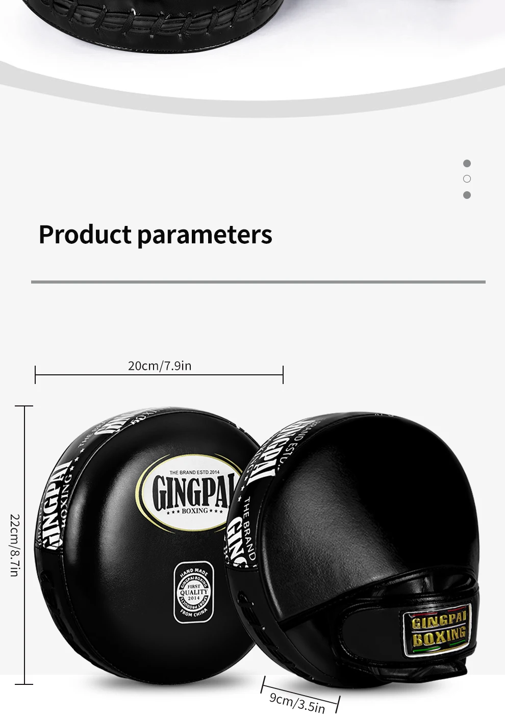 1PC Boxing Hand Target Martial Thai Kick Sanda MMA Training Thickened Karate Training Focus Punch Pads Five-finger Hand Target