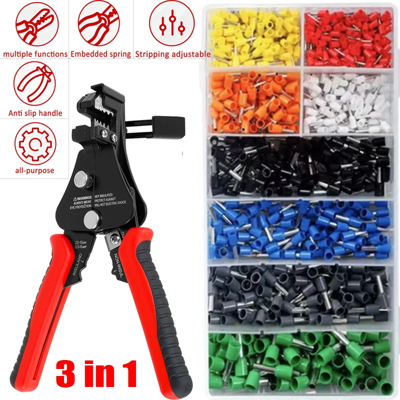 

Инструмент для зачистки проводов острые плоскогубцы для зачистки проводов эргономичный нескользящий обжимной инструмент экономия сил 3 в 1 обжимной инструмент для зачистки проводов