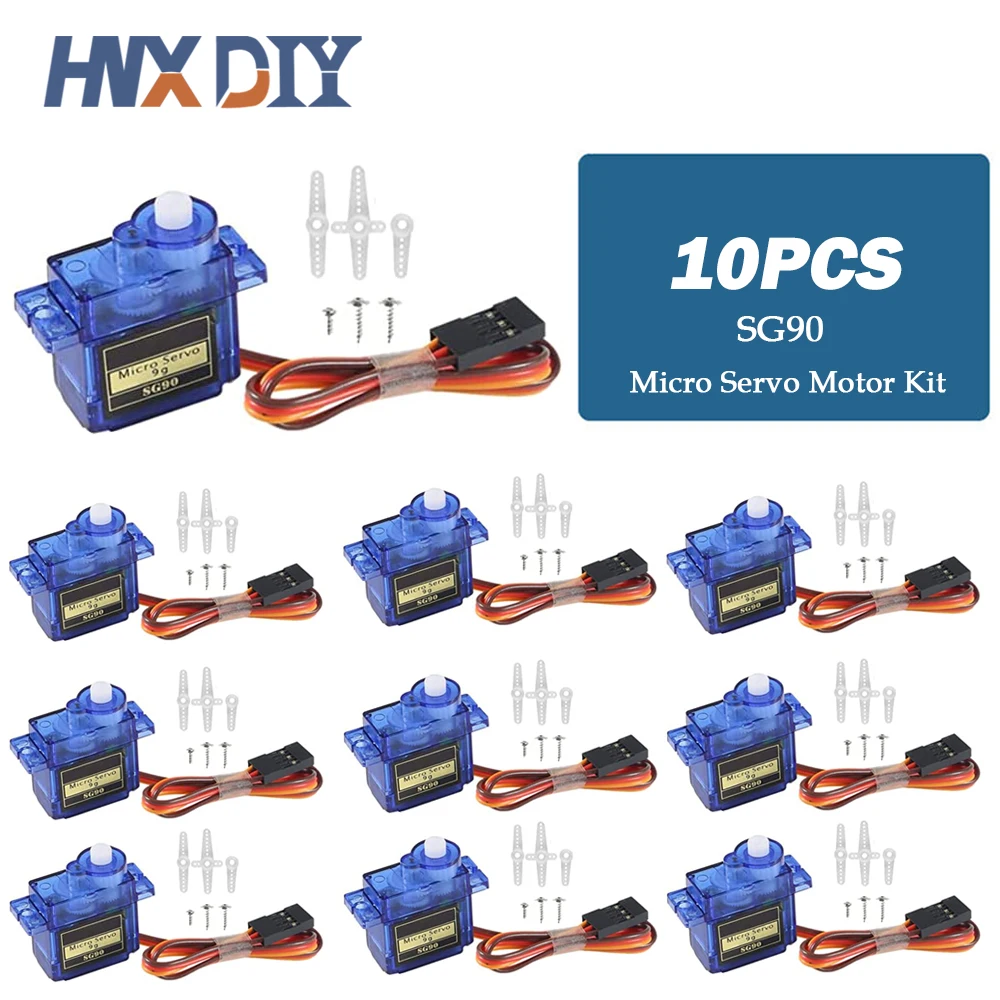 5-10pcs-100-NEW-SG90-9G-Mini-Micro-Servo-Motor-for-Robot-6CH-RC ...