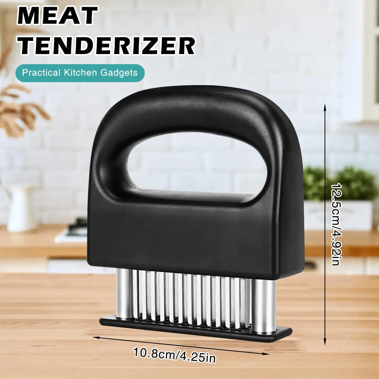 48 Blades Needle Meat Tenderizer Stainless Steel Knife Meat Beaf Steak Mallet Tenderizer Hammer Pounder Cooking Tools
