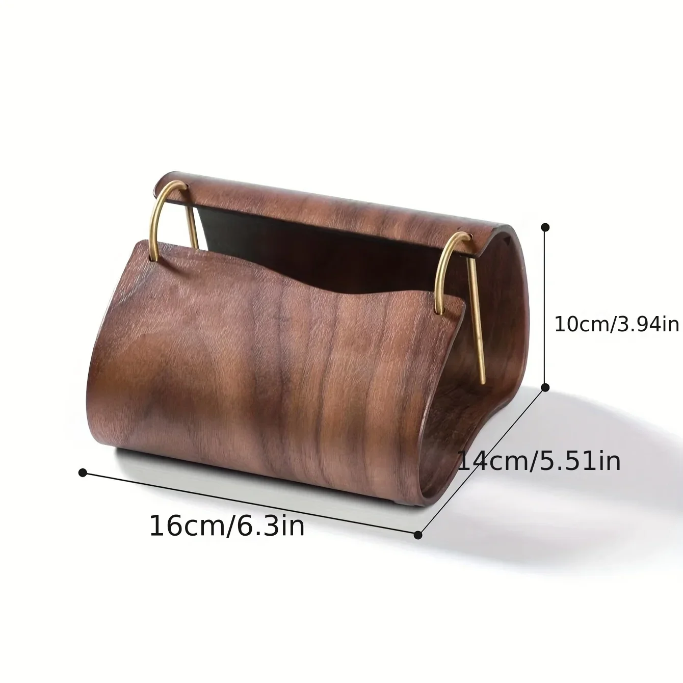 Nordic Wooden Tissue Box Retro Tissue Holder Living Room Napkin Holder Household Desktop Paper Towel Holder Home Decoration 4