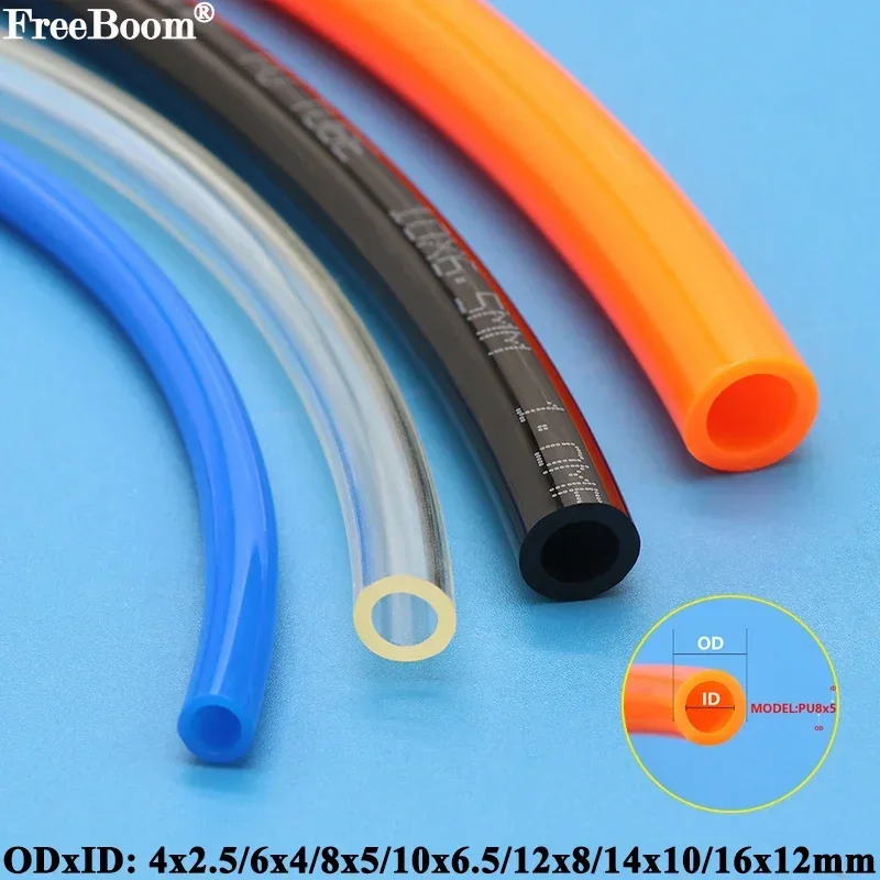 Güde Tubo Pneumatico 10 Metri, 6 Mm - Tubo Per Aria Compressa Con Attacco Rapido E Nipplo, PVC Con Inserti Tessili, Max 15 Bar