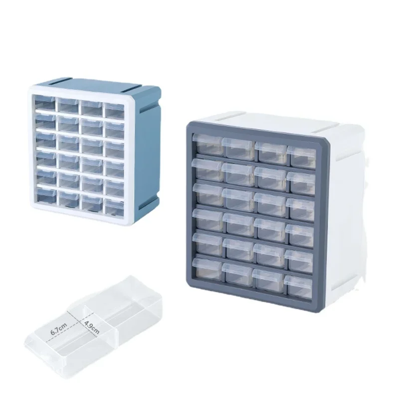 

Desktop Lego Organizer Box Building Blocks Classification Plastic Box Small Particle Parts Grid Transparent Medicine Pill's Box