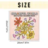 Adult Coloring Book - 7.8x7.8 Inch Flourishing Flowers Design, 24 Pages of Stress Relief and Relaxation, Perfect Gift for Year 3