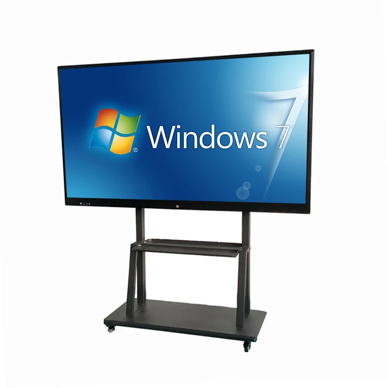

65 inch multi-touch LCD television and interactive whiteboard all in one panel