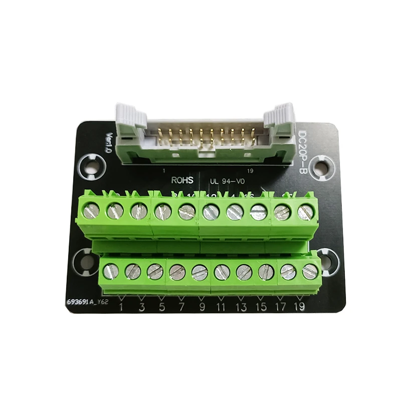 IDC20PtoTerminalAdapterBoardModule20PinInterfacePLCRelay