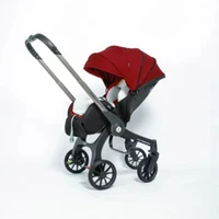 UE en Stock 4In1 bébé poussette, poussette multifonctionnelle pliable avec siège auto landau Portable bébé poussette 3in1 6