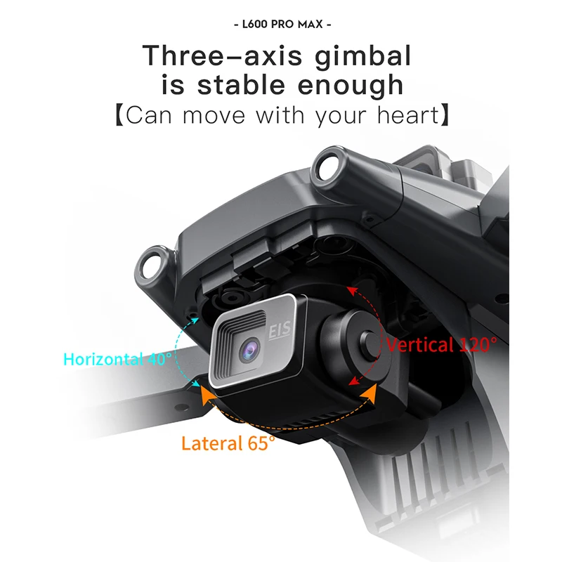 Drone Quadcopter L600 PRO MAX ESC Dual Camera 8K HD Optocal Flow Positioning 3-Axis gimbal Brushless Motor Gift drone quadcopter