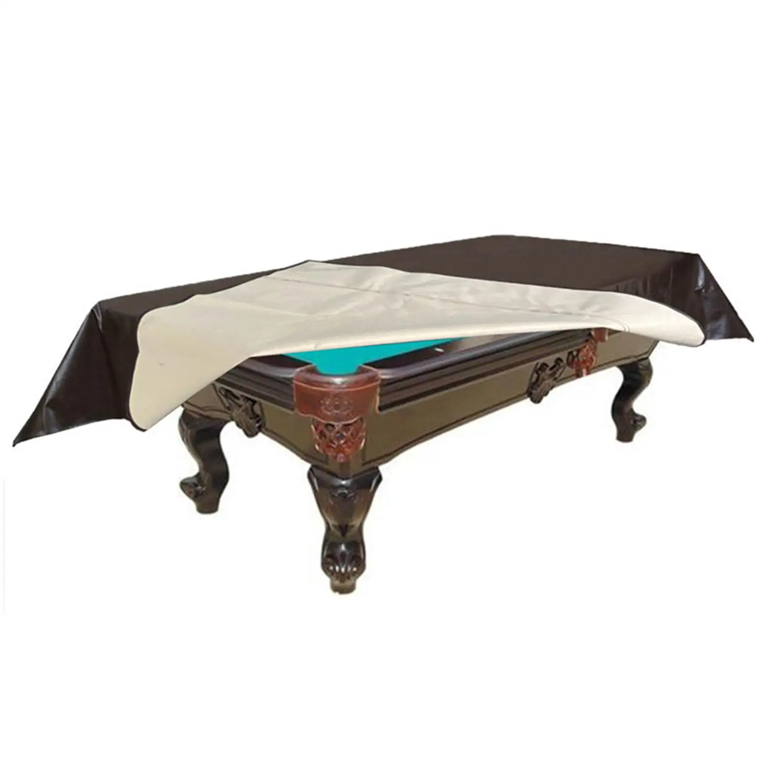 Table Protective Cloth 7/8/9ft Faux Leather Multipurpose for Snooker Table