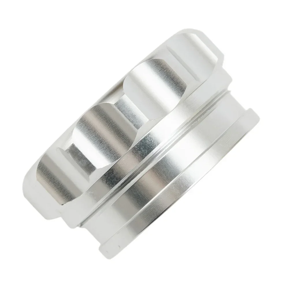 Universal Aluminum 2" 50.8mm Fuel Water Tank Filler Neck Cap Kit Weld On Filler Cap Sliver Replacement Accessories