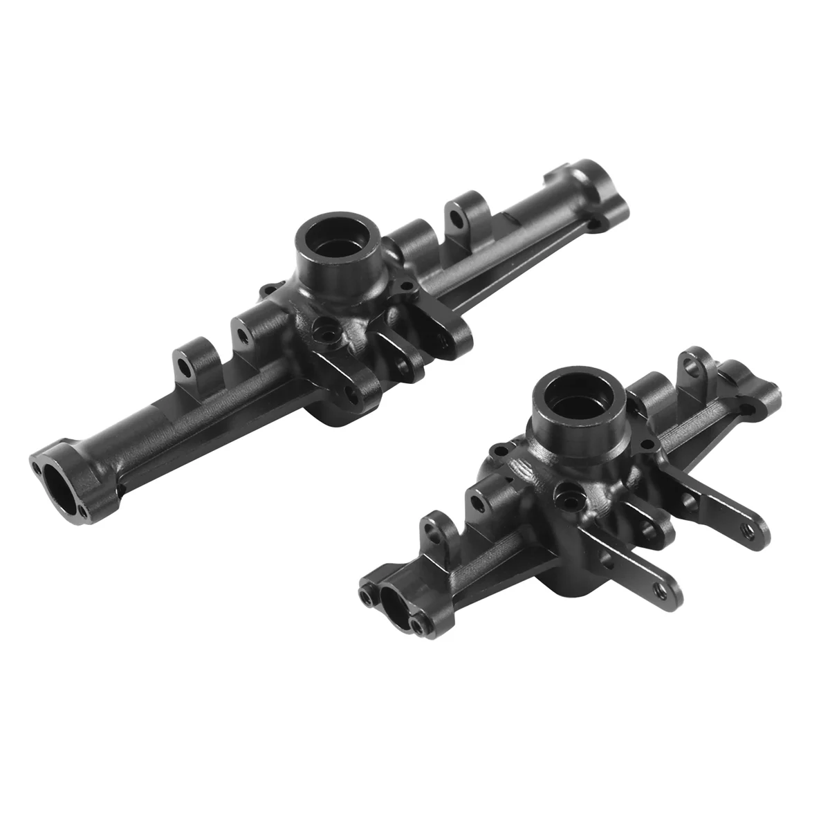 

2Pcs Metal Front and Rear Axle Housing for Traxxas TRX4M TRX-4M 1/18 RC Crawler Car Upgrade Parts,2