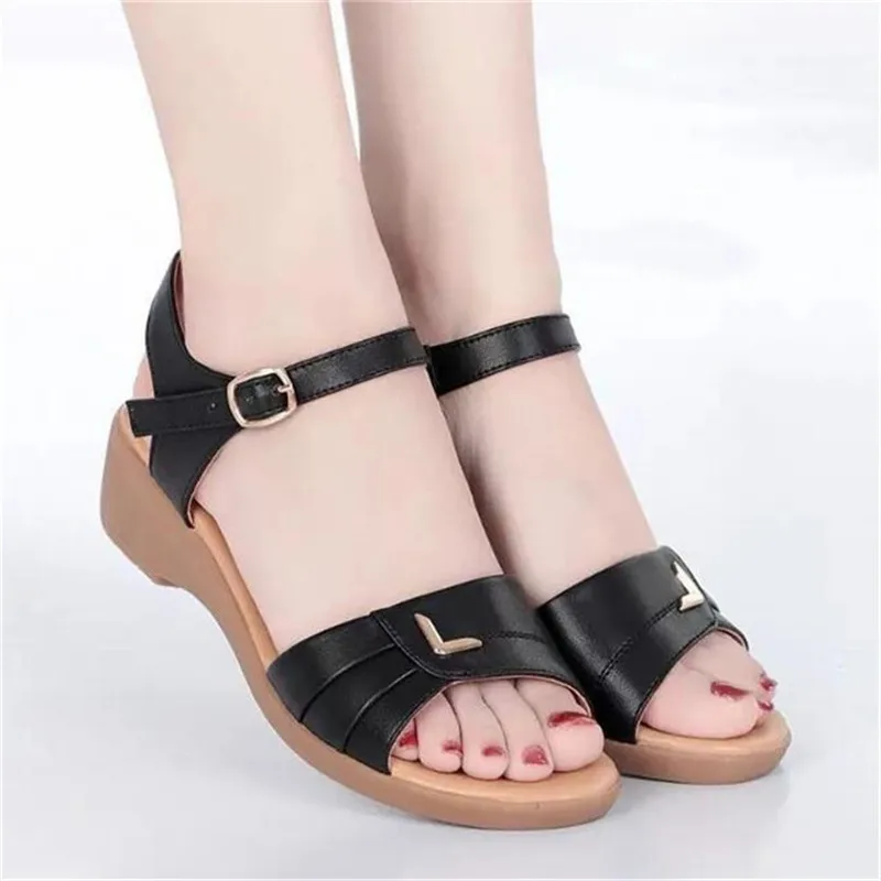 Summer Women Sandals Fashion Wedges Soft Bottom Comfortable Casual