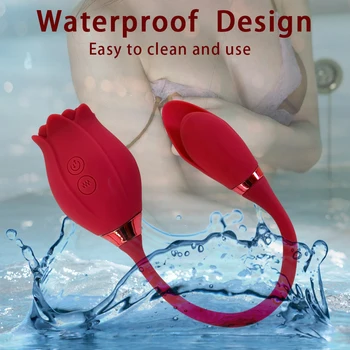 Rose Vibator Toy for Women Vagina Sucking Vibrator Powerful Licking Clitoris Stimulation Female Masturb Orgasm Adult Sex Product 4