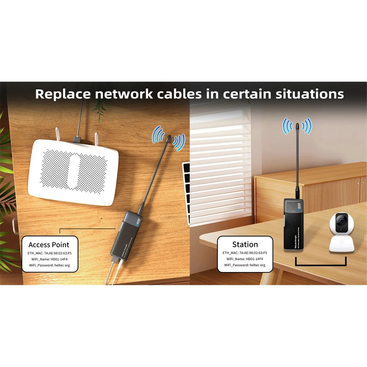 H ELTEC AUTOMATION WiFi HaLow 동글 무선 네트워크 BridgeJAS