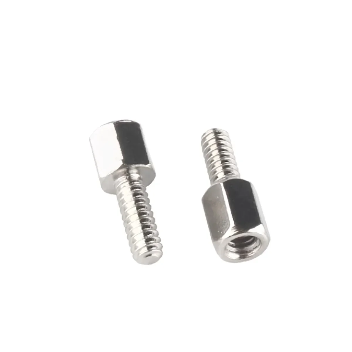 English Nickel Plated Hexagonal Copper Screw For Computer Case Graphics Card Vga Connector Db Head Serial Port Screw # 4-40 Computer Screws