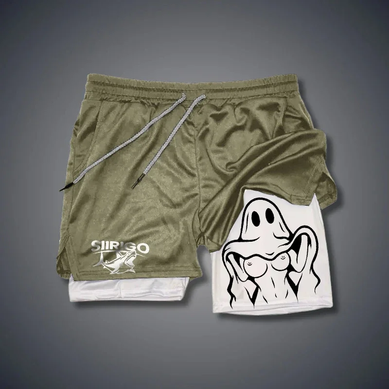 Рисунок 5 - Двухслойные шорты для фитнеса для мужчин