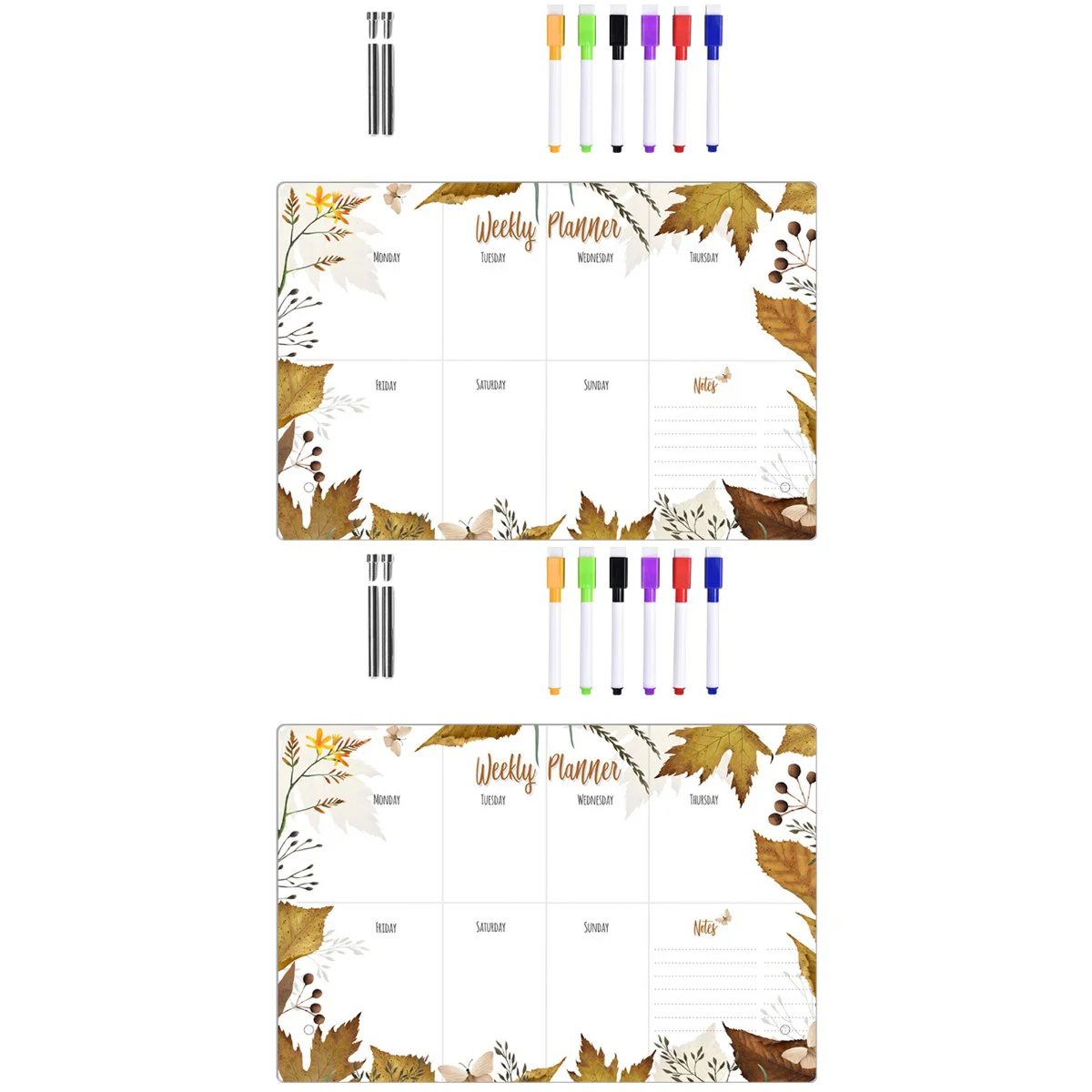 

2 набора, акриловый стол, Еженедельный план, доска для заметок, Настольная записываемая рекламная булавка