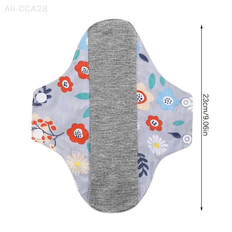 1PCS 18/23CM Anti-slip Graphene Antimicrobial Sanitary Pads Reusable Care Pads Breathable Maternity Menstrual For Women