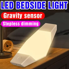 

LED Table Lamp 5V Night Light Coffee Desk Lamp Bedside Lampara Rechargeable Gift Light Dimmable Sensor Lamp Bedroom Night Decor