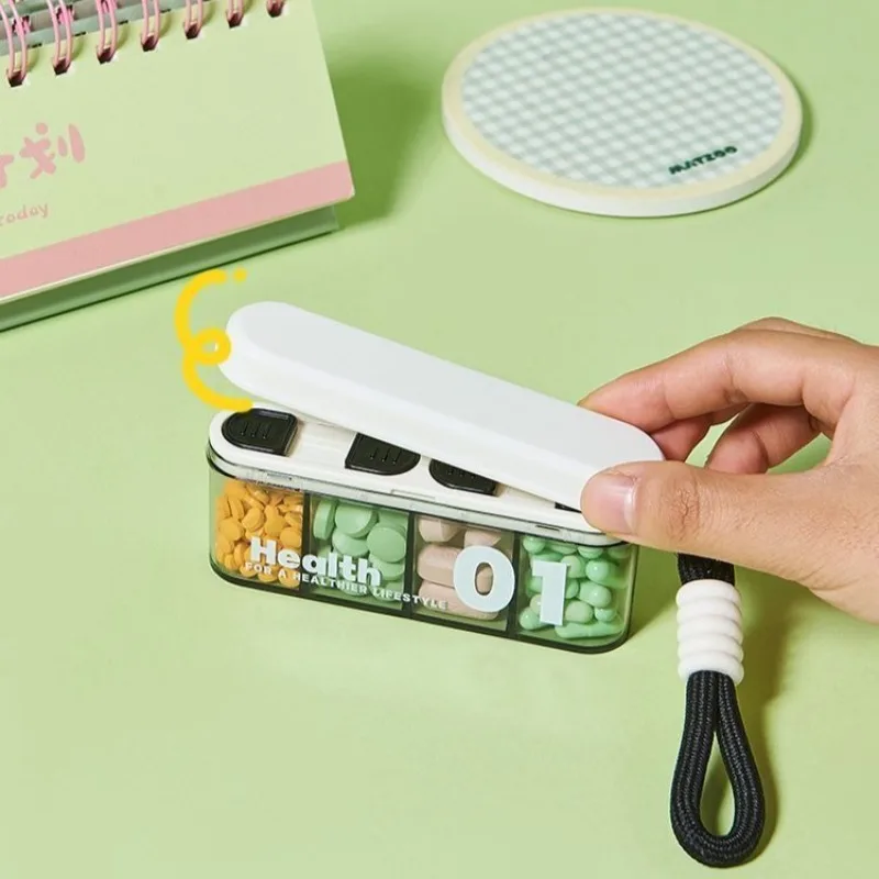 New Pill Organizer Weekly Sealed Medicine Box Convenient Portable Medicine Packaging Box  Mini Pill Storage