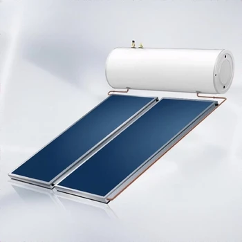 Villa High Quality Solar Home System 200l 300l Enamel Jar Blue Chrome Flat Panel Solar Water Heater