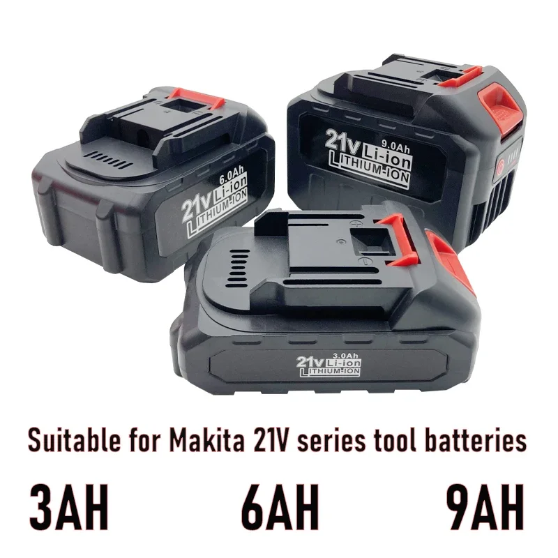 21V 9Ah 6Ah 3Ah Batteria Al Litio Durevole Ad Alta Potenza, Caricabatterie, Adatto Per Pistola Ad Acqua Ad Alta Tensione Per Utensili Elettrici Serie 