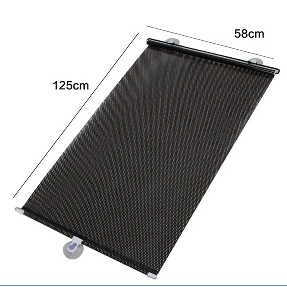 

Car Sunshade Curtain Rear Side Window Front Back Windshield Sun Block Blinks Black Cover Suction Cup Universal Cars Accessories