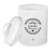 White Garlic Storage Bucket Vegetable Container Potato Jar Ginger Holder Kitchen Supplies Home ganizers Storage Box 2