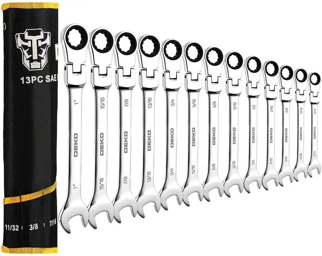 13-Piece Ratcheting Wrench Set 1