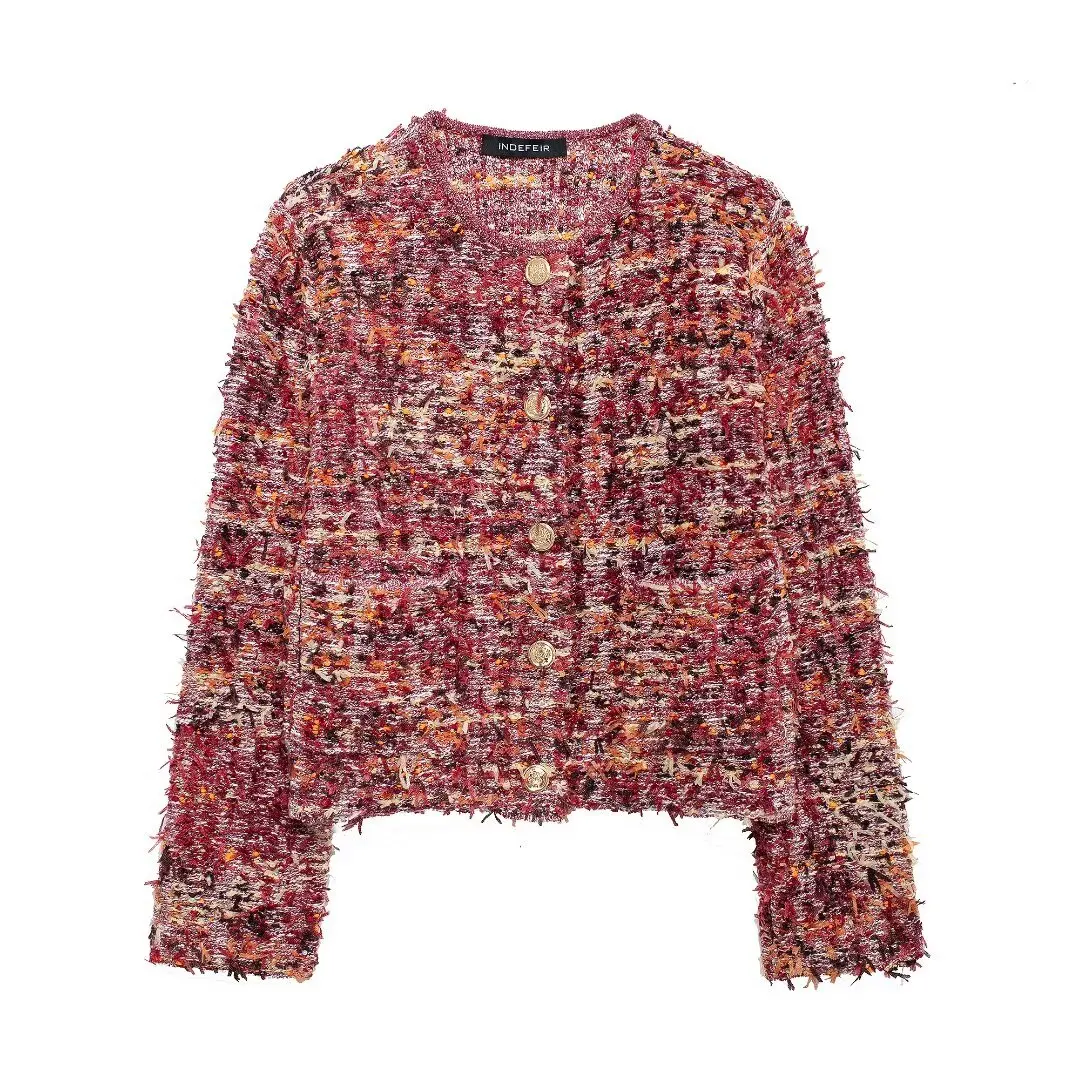 Women's Small Fragrant Style Knitted Cardigan