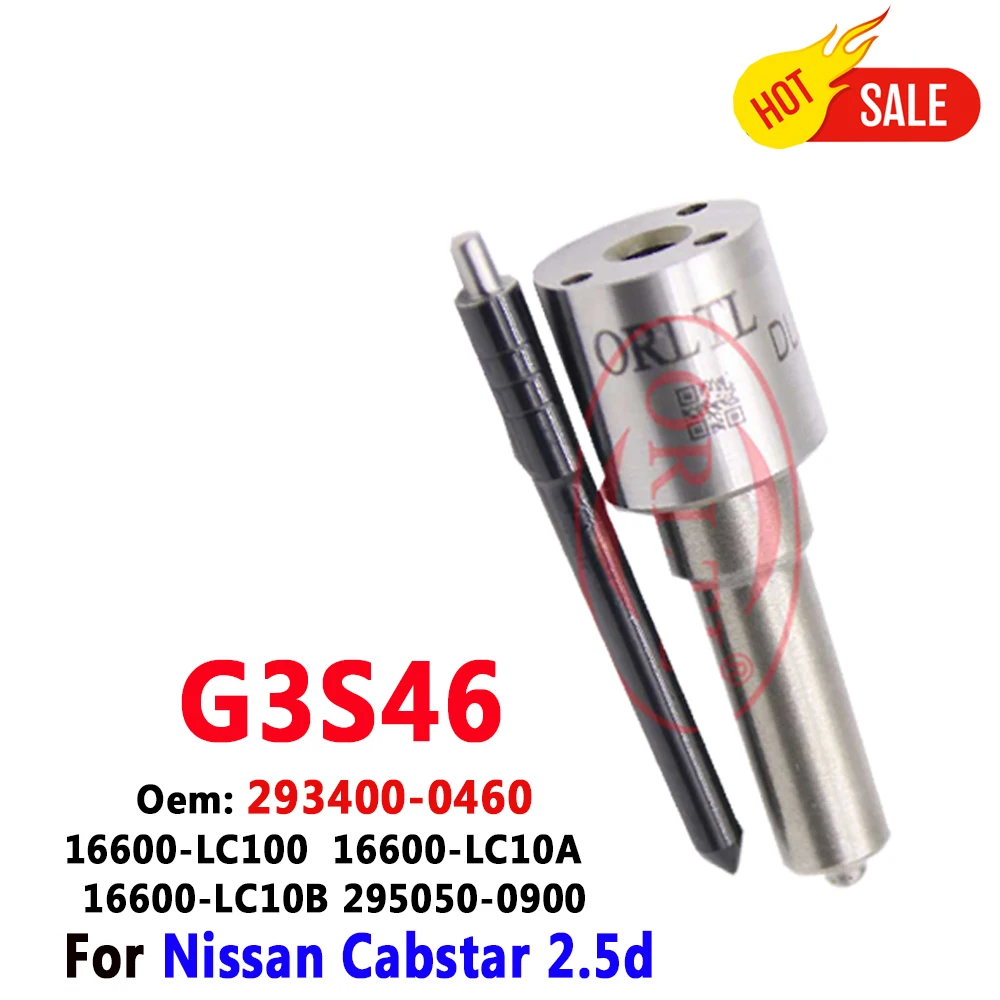 

ORLTL New G3S46 293400-0460 Diesel Injector DCRI300900 Nozzle 295050-0901 Common Rail Fuel Injector For Nissan Navara