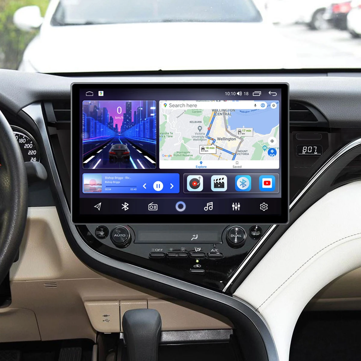 For-Toyota-Camry-8-XV70-2017-2020-QLED-2K-12-5-13-1inchP-DVDCar-radio ...