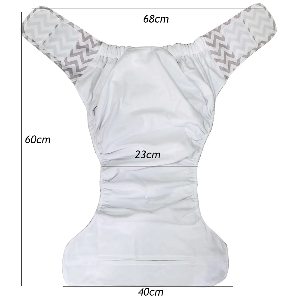 Reusable Adult Diapers, Washable, Elderly Incontinence Underwear Printed Abdl diapers for person with a disability 1 piece 3