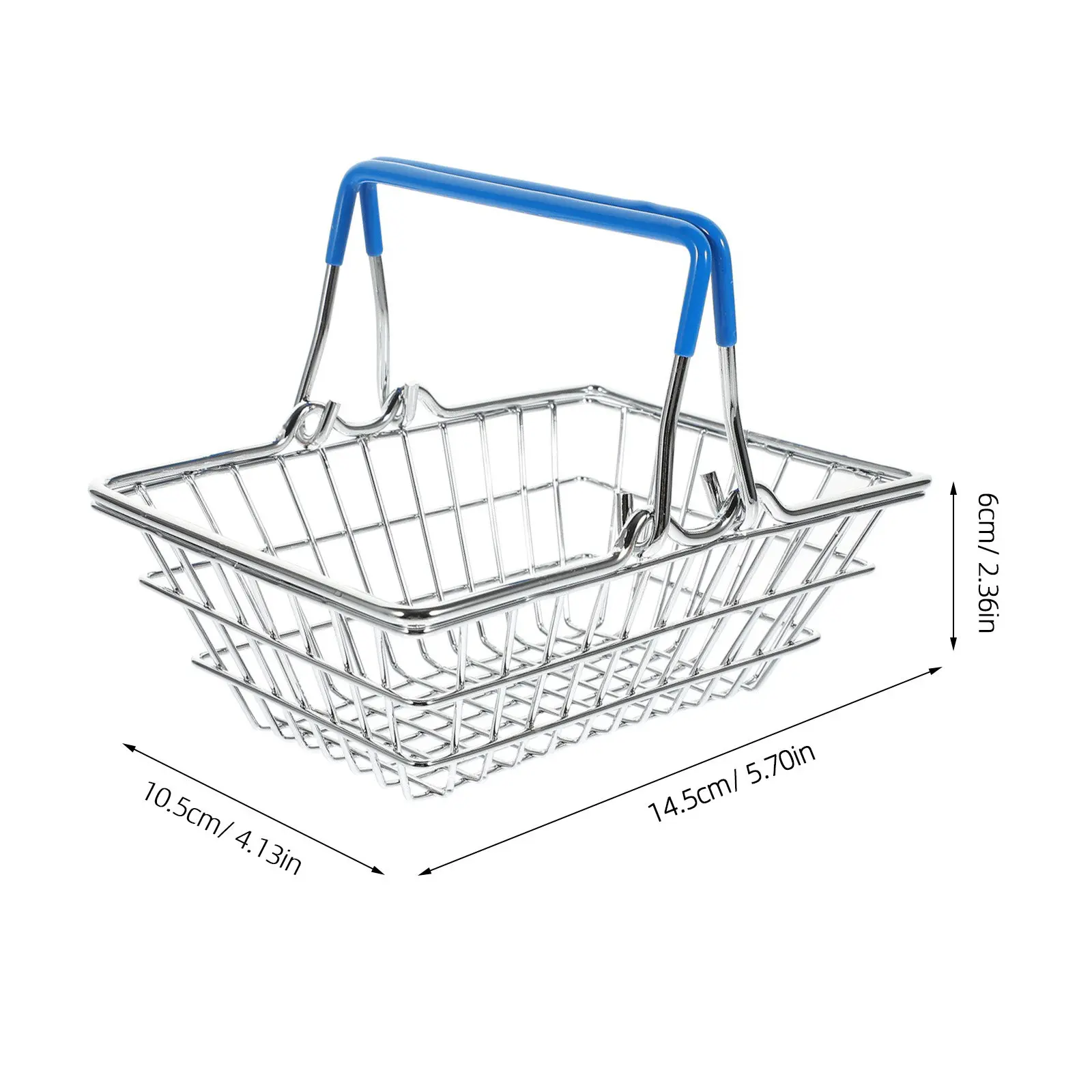 미니 쇼핑 바구니 철제 데스크탑 수납 정리함 장 휴대용 바구니 가젯 소형 데스크탑 장식품 사진 촬영용