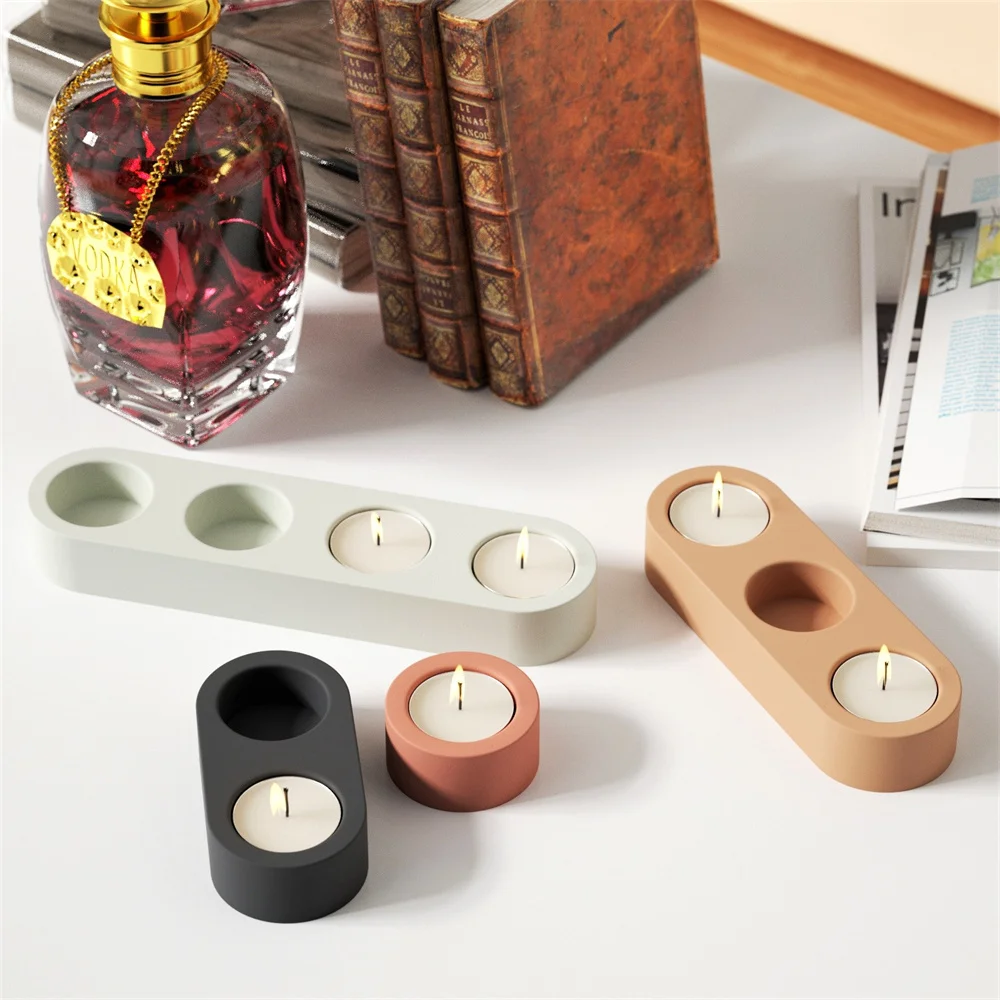 BoowanNicoleJesmoniteCandleHolderMoldClassicCandlestickHolders