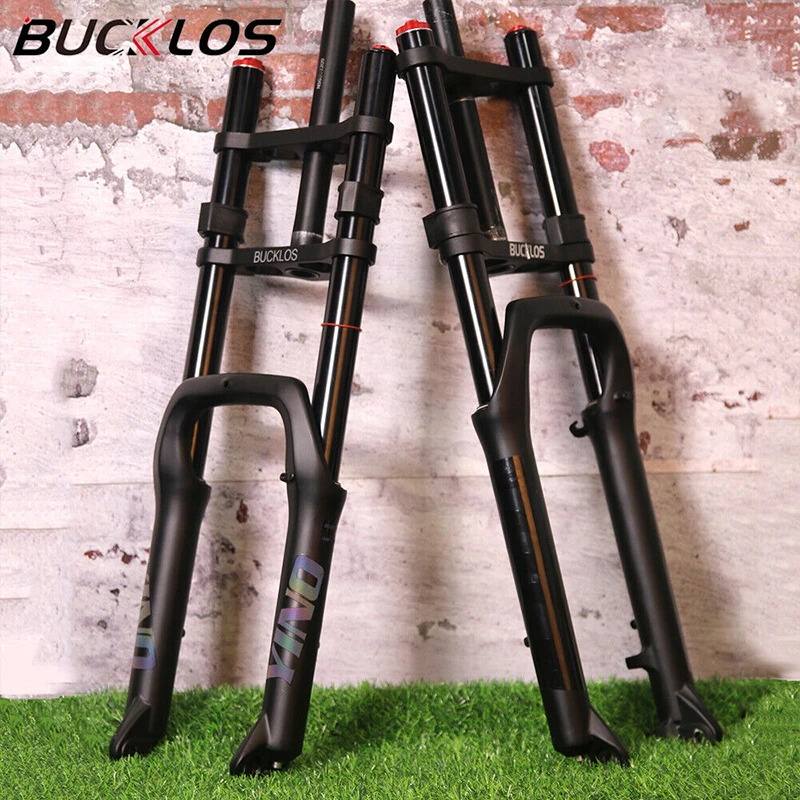 BUCKLOS Federgabel 20 Zoll Für Fat Tire E-Bikes - 180mm Travel, 135mm Achsabstand