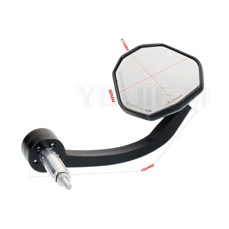 바 엔드 미러 7/8인치 22mm 핸들바 백미러 ? 베넬리 502C 752S 902S BN600 TNT 125 300 600 899 레온시온 TRK TRK502X 용